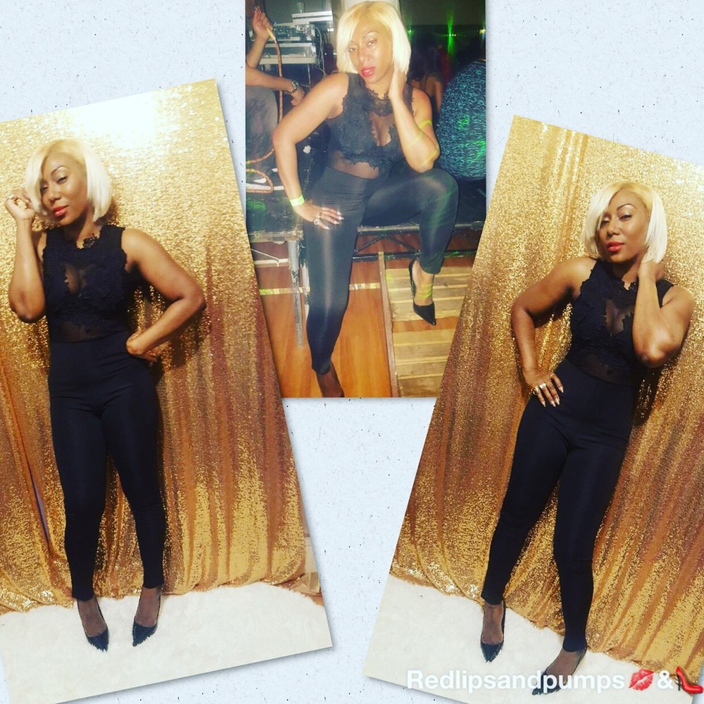 NEW!!! Black lace Romper